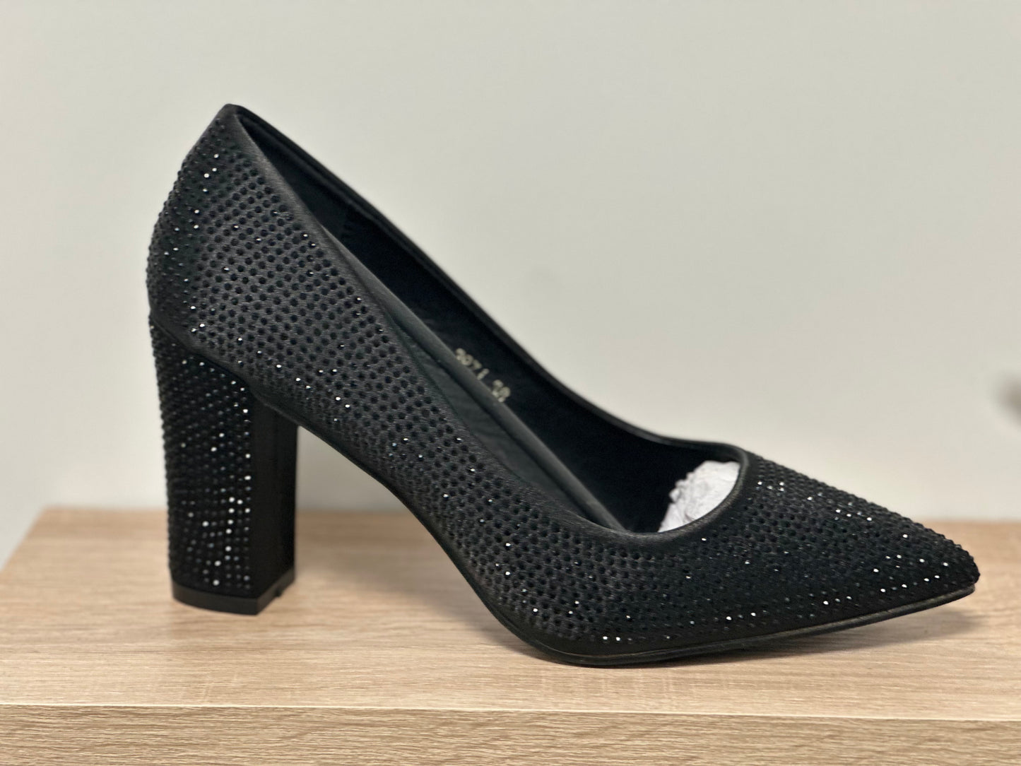 Talons noir brilliant