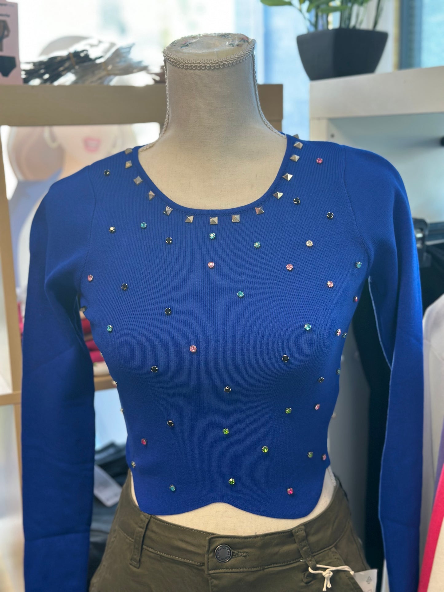 Top - brillants multicolores