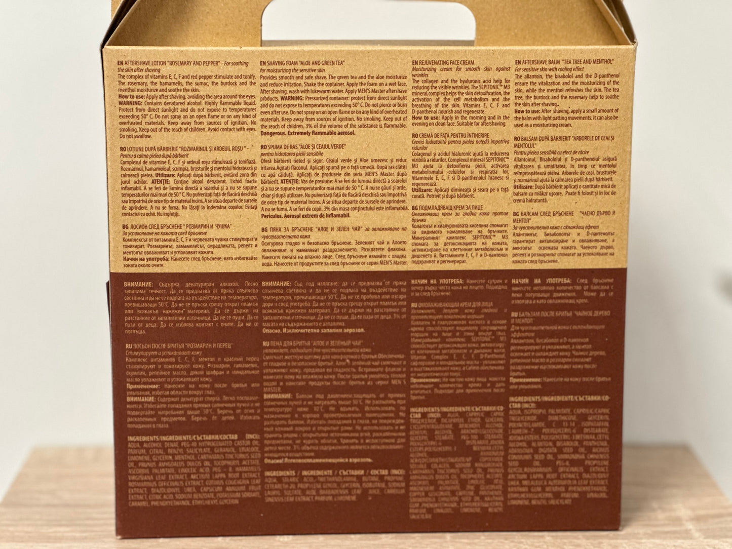 Box « shaving set »